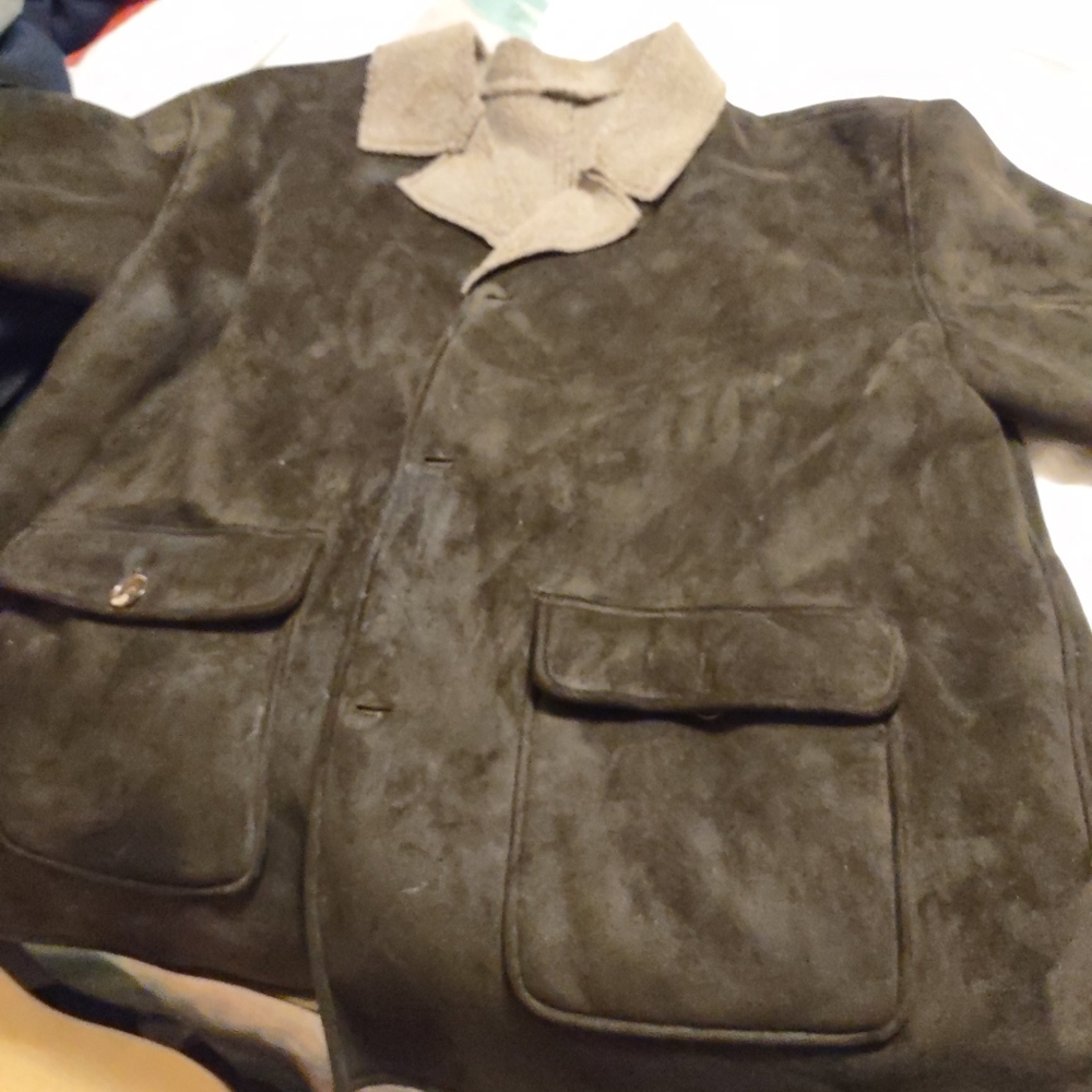 Harbor Bay men's extra extra large suede jacket liner 100% cut